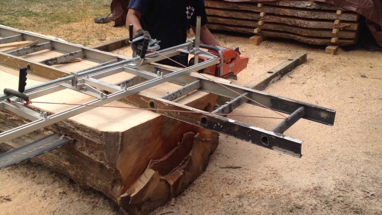 Chainsaw mill YouTube