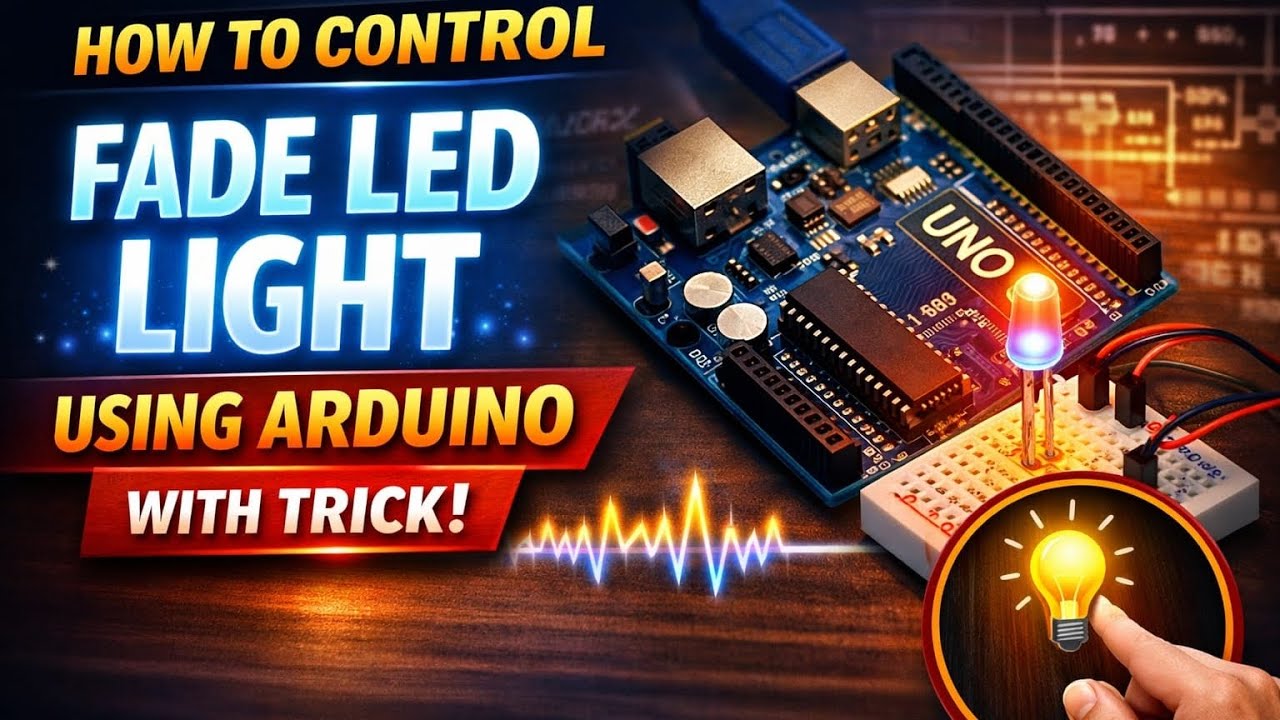 LED Fade Project || Led Fade Project With Arduino || Kj Experiments 