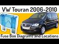 (2006-2010) VW Touran Fuse Box Diagrams and Fuse Panel Locations✅