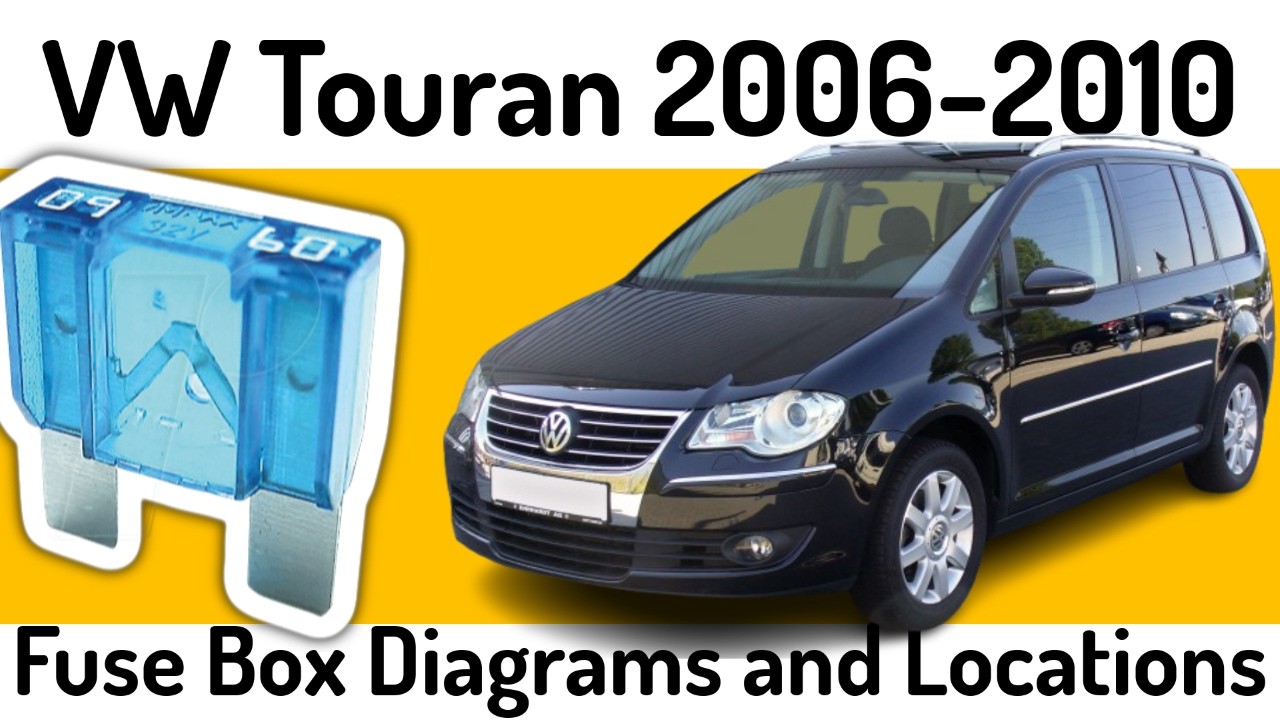 (2006-2010) VW Touran Fuse Box Diagrams and Fuse Panel Locations✅