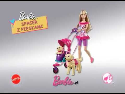 Barbie Strollin` Pups doll commercial (Polish version, 2011)