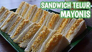 Resepi Sandwich Telur Mayonis Mudah | Easy Egg Mayonnaise Sandwich Recipe