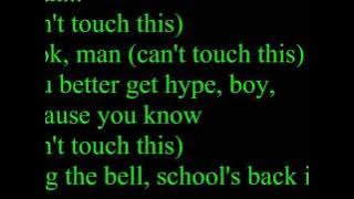 Mc Hammer Cant Touch This [Lyrics]
