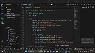 ELECTRICAL LOAD MONITORING AND BILLING SIMULATOR - C++ CAPSTONE PROJECT 🚀