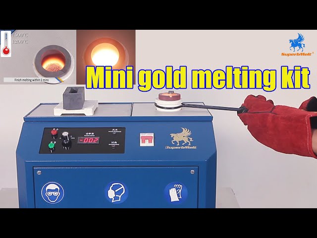 2021 SuperbMelt gold melting kit for jewelry foundry, the gold recovery  plant, and the gold miner 
