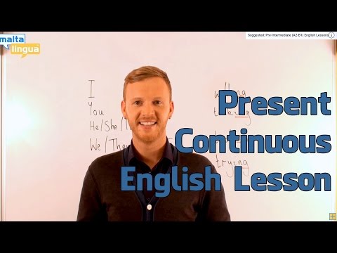 Present Continuous - English Grammar Lesson (Pre-Intermediate)