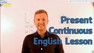Present continuous - English Grammar Lesson (Pre-Intermediate)