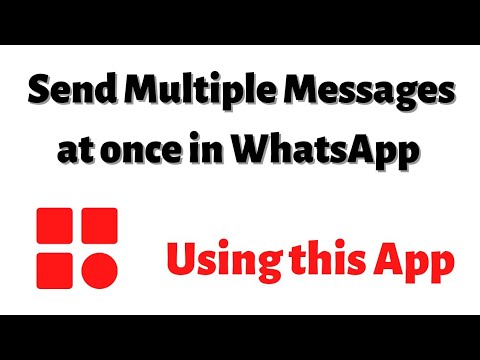 Use This App and send Multiple Messages to your friends at once | Prank ...