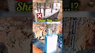 What is Shear Key? Hidden Strength in Construction | Bharathi Constructions #home #shorts