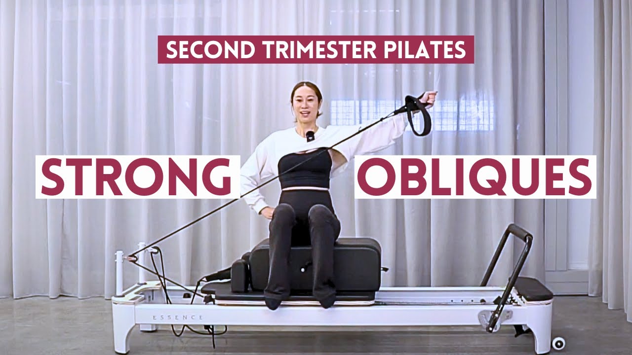 15 MIN Obliques Workout for Second Trimester | Reformer Pregnancy ...