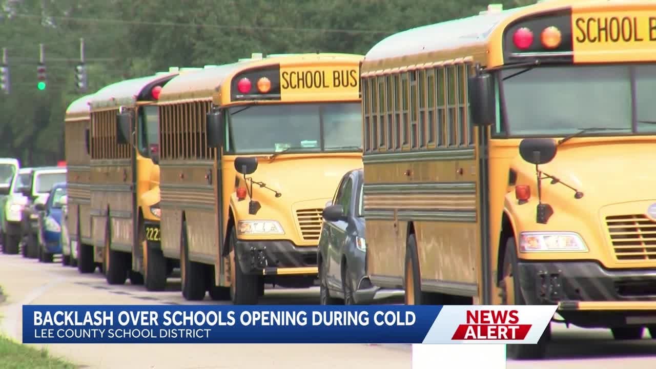 Lee County School District faces backlash for cold weather protocol
