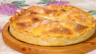 Pascualina con masa hojaldrada