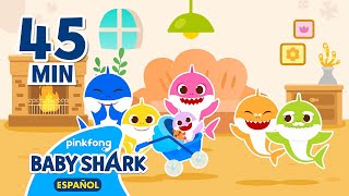 ¡Feliz Día de la Familia! | ¡Aquí Estás! Tiburón Bebé Niñero | Baby Shark en español