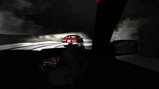 Assetto Corsa: two 86s drive down Mt. Akina in the snow