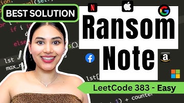 Ransom Note - LeetCode 383 - Python #leetcode