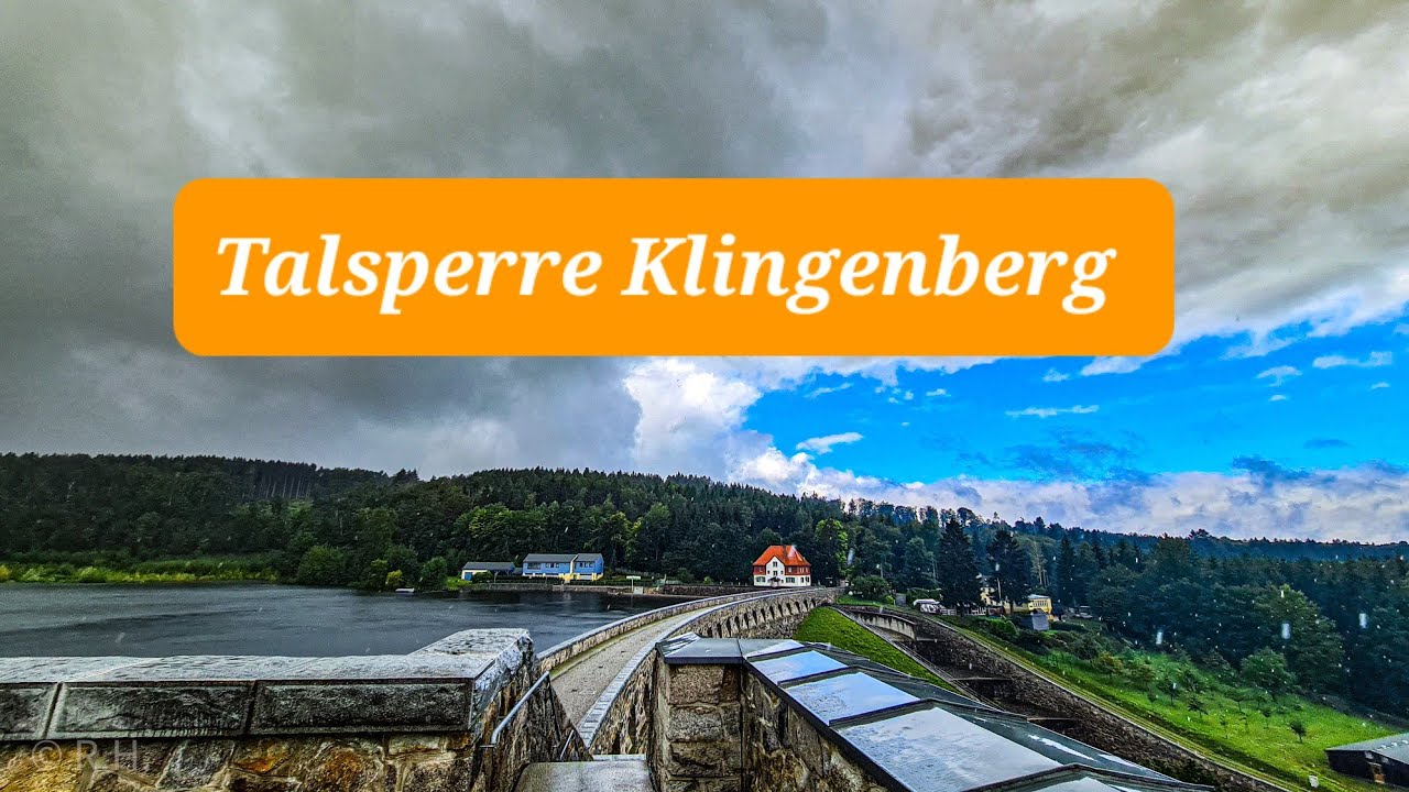 Talsperre Klingenberg. Wandern in Dresden und Umgebung.