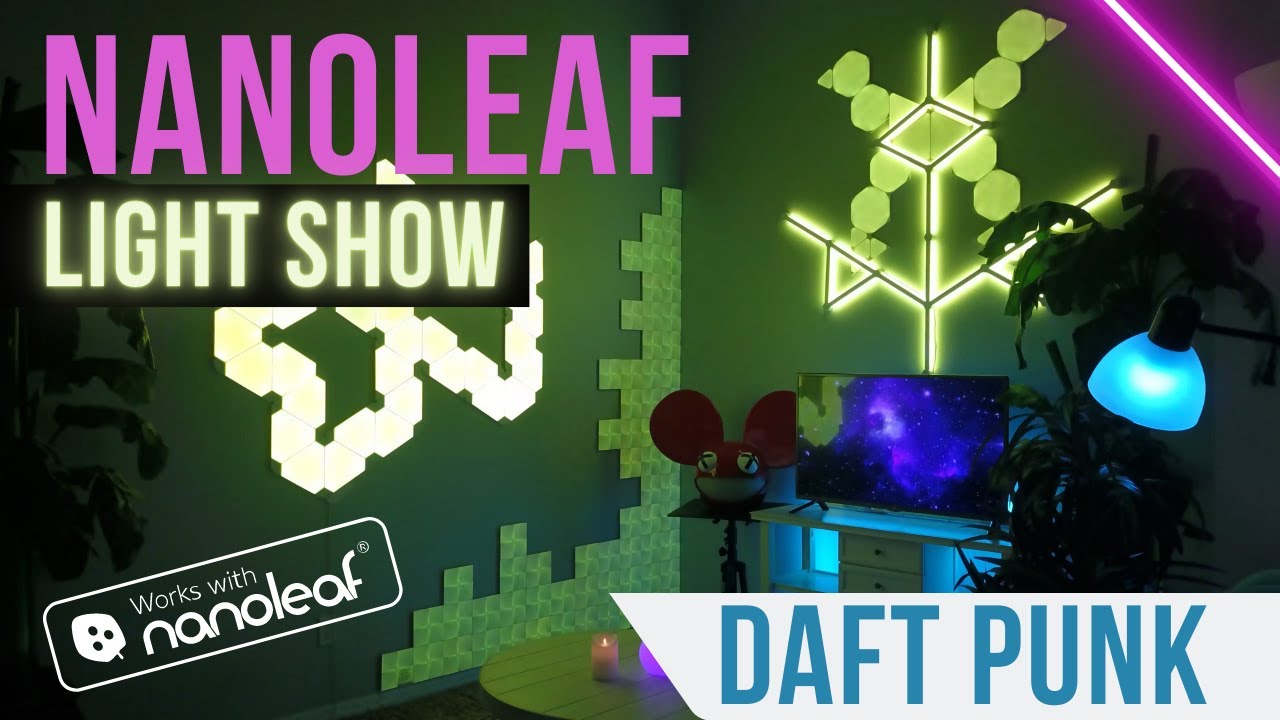 Daft Punk - Something About Us Nanoleaf Music Light Show for Lines ...