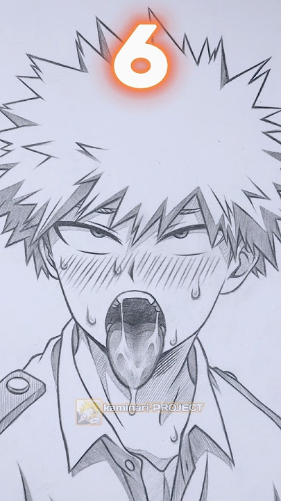 Which one you like for Bakugou 😝 #shorts #drawing #myheroacademia