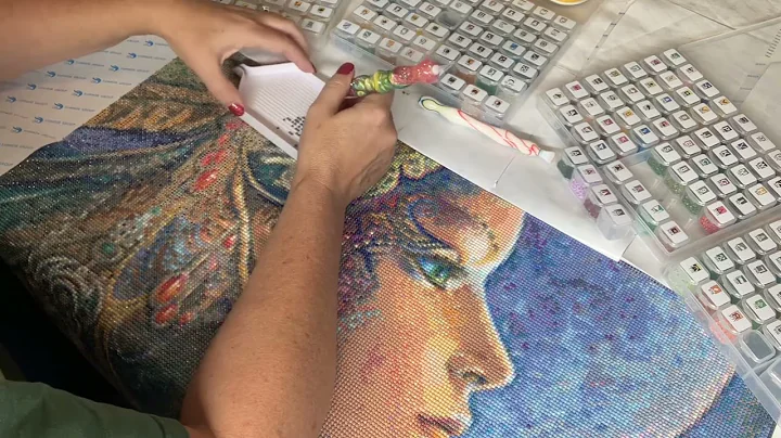 WIP and Chat - Working on my Diamond Painting Deut...
