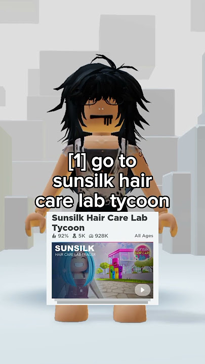 ENDED] How to get FREE HAIR on Roblox, EASY VERSION Sunsilk