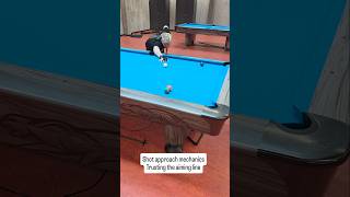 Aiming and shot approach practice - Fully trust the line