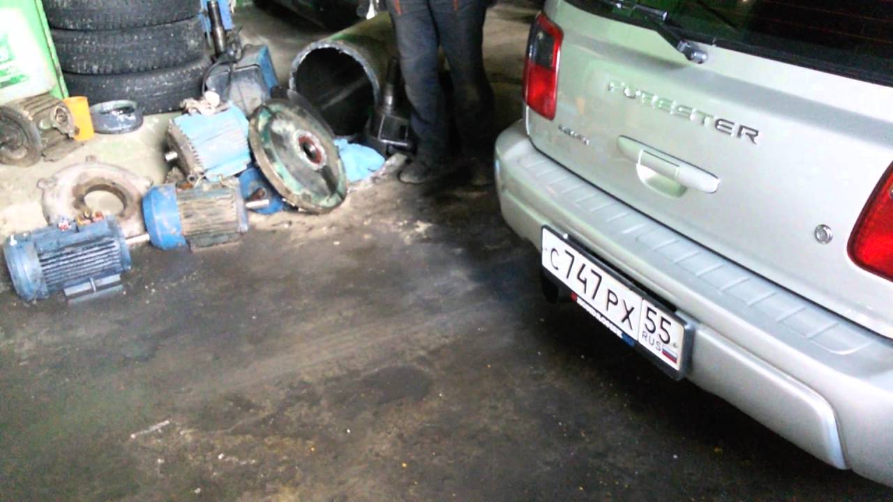 Subaru Forester 240 л.с огонь из глушителя - YouTube