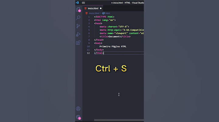 Como criar primeira página HTML #html #actreactcode #aprender #programacao