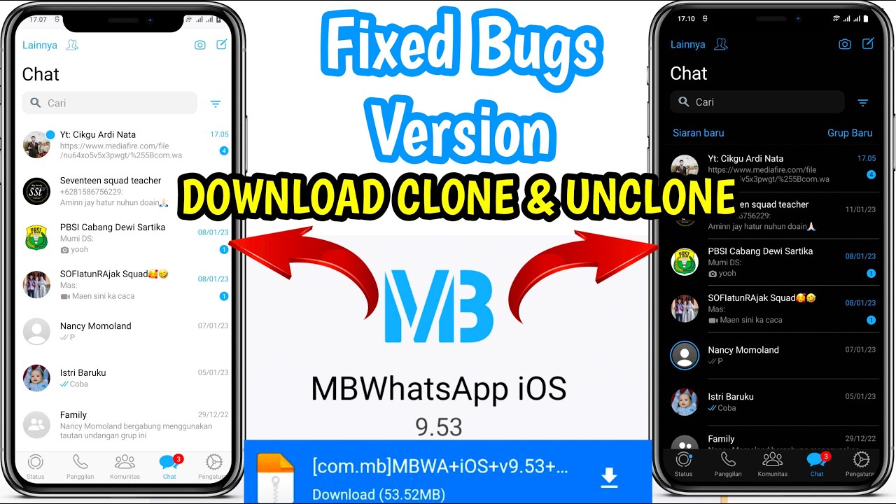 FIX ️ UPDATE MB WHATSAPP V 9.53 TERBARU TAHUN 2023