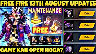 FREE FIRE TIME TUNNEL EVENT | EXPLORATION MISSIONS | 13TH AUGUST UPDATE | FREE FIRE NEW EVENT 2020