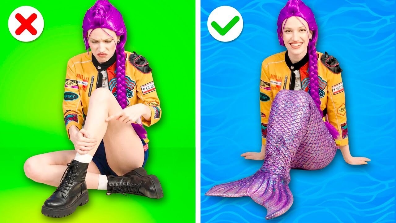 K-pop-demonjägarnas skönhetsförvandling 🚨 Fantastiska skönhetshacks och roliga stunder!