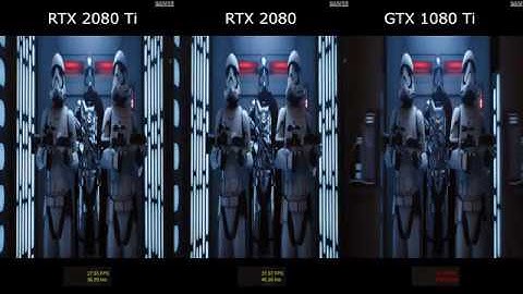 지포스 RTX 2080 Ti Vs 2080 Vs 1080 Ti | 레이트레이싱 성능 비교