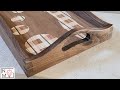 Making Wooden Tray Handles from Figured Walnut