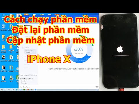 #1 Cách chạy phần mềm, đặt lại phần mềm, cập nhật phần mềm iPhone X Mới Nhất