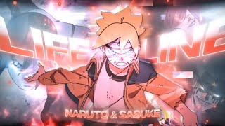 Naruto \& Sasuke Vs Momoshiki 🔥 - Lifeline [Edit\/AMV] 4K