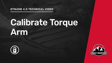 Dyname 4.0 - How to calibrate the torque arm