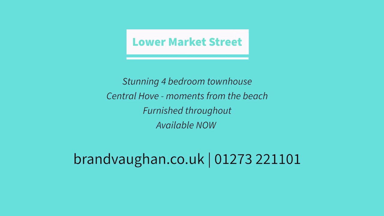 Lower Market Street Stunning Family Home To Rent In Hove YouTube