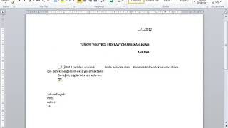 word dersleri 9