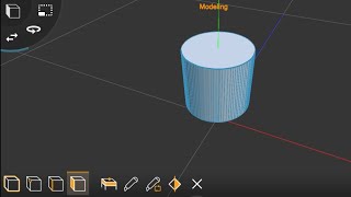 how to make a smooth cylinder or circle model in prisma 3d.
