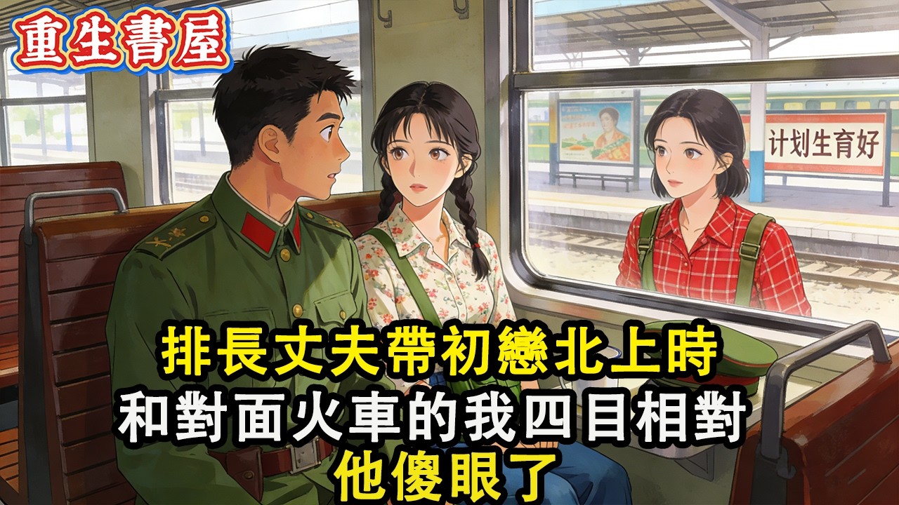 【重生爽文】排長丈夫帶初戀北上時 和對面火車的我 四目相對 他傻眼了你當場丟下青梅...#小說 #重生 #爽文#動漫#故事