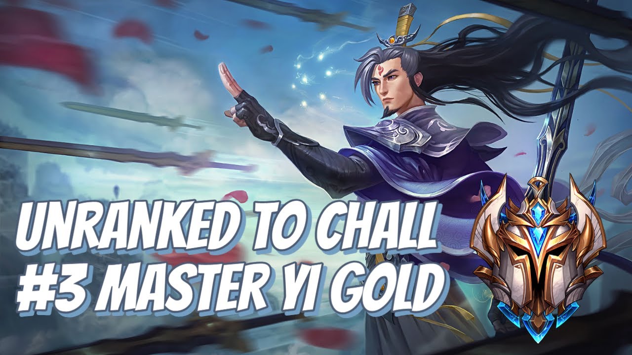 WILD RIFT Unranked to Challenger #3 - MASTER YI 20 Kills in Gold! - Wuju Style (SKIN GIVEAWAY)