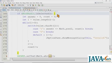 Binary Converter in Java using Netbeans IDE (Part 2)