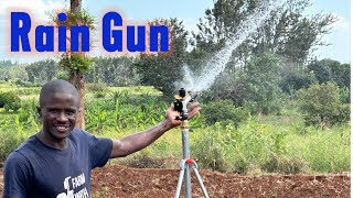 Installing sprinkler irrigation super Rain gun