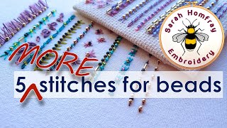 Beads and embellishments - Sarah's Hand Embroidery Tutorials