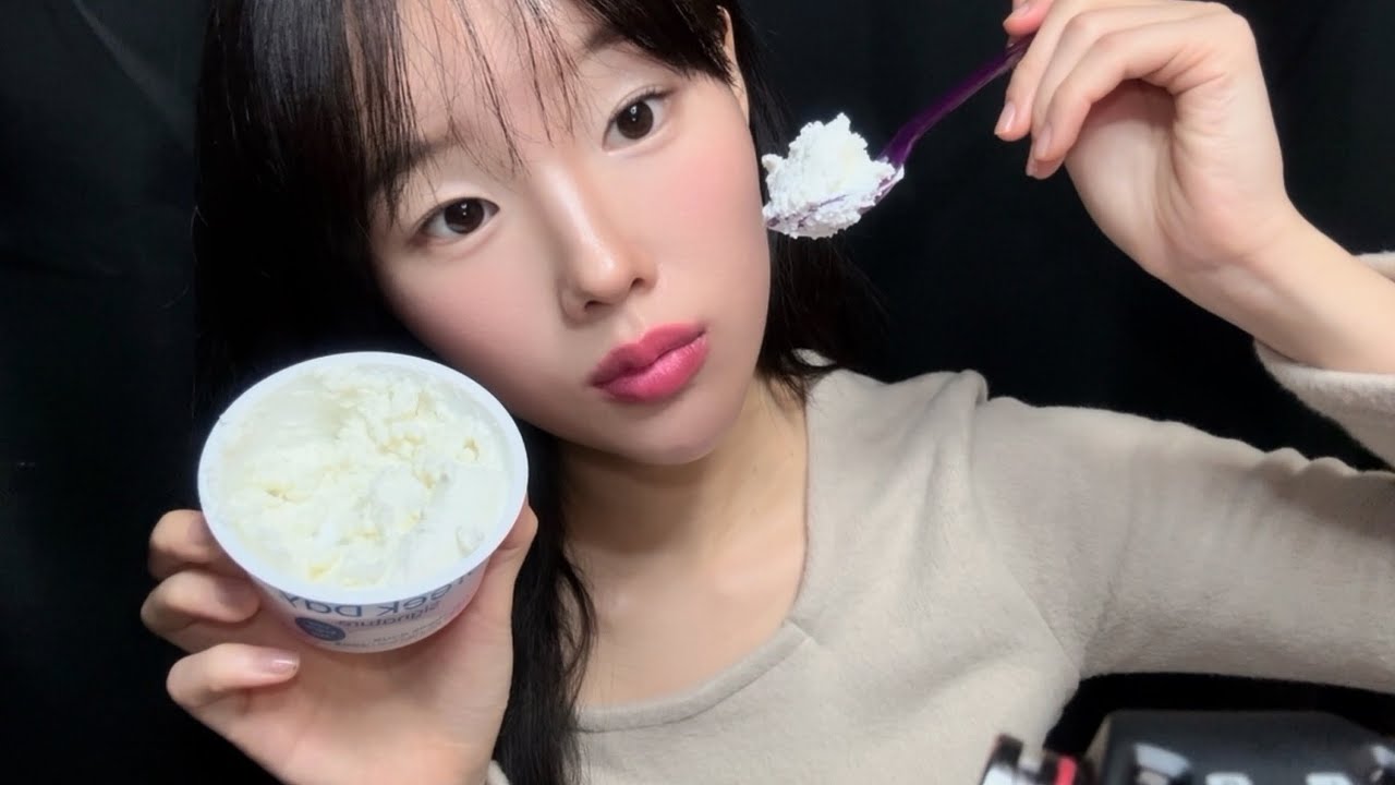 🥣 그릭요거트 ASMR | Thick & Creamy Greek Yogurt Eating Sounds (No Talking)