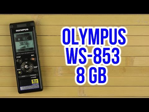 Video: Diktafonlar Olympus: WS-852, WS-853 8 GB Ve Diğer Dijital Modellere Genel Bakış. Nasıl Kullanılır? Bilgi Nasıl Silinir?