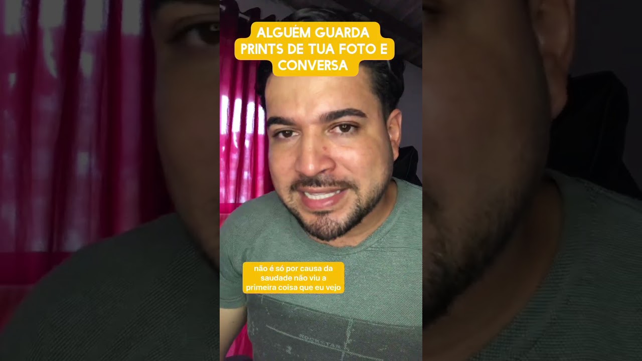 Alguém guarda prints de tua foto e conversa 