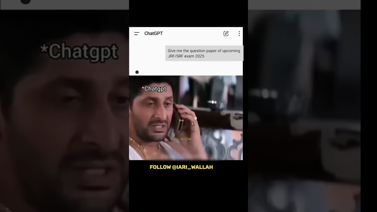 JRF/SRF 2025 Question Paper? ChatGPT भी रो दे 😅