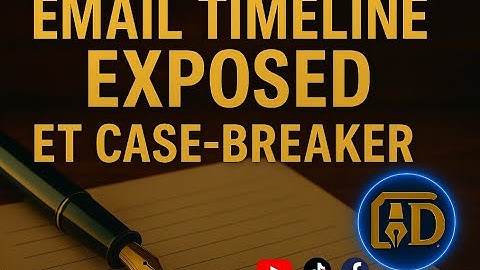 Email Timeline Exposed — The ET Red Flag Employers Can’t Hide