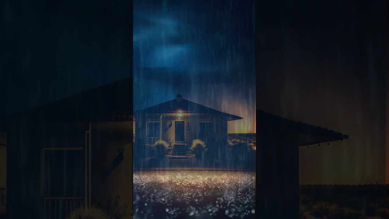 💤🌧️ Sleepstorm Symphony - Heavy Rain and Relaxing Music for Deep Sleep