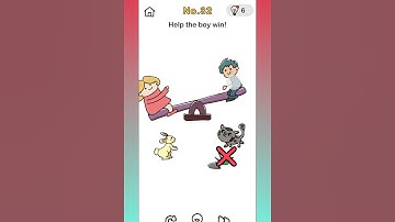 Brain out level 32 Help the boy win